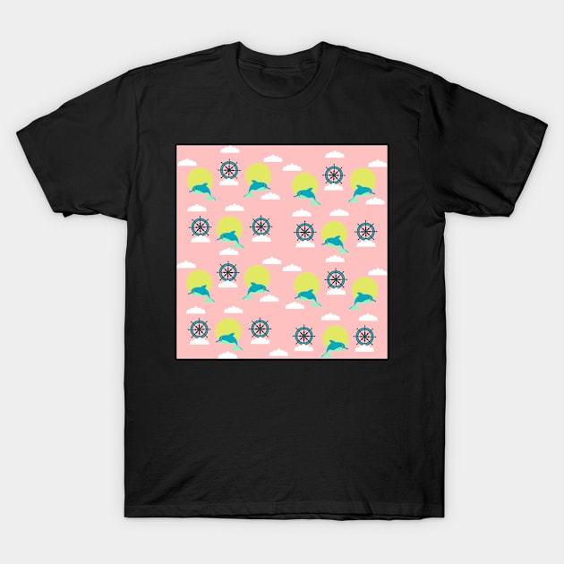 Cute dolphins T-Shirt by cocodes